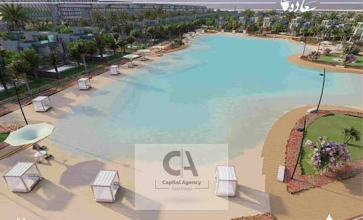 Townhouse for sale in Saada, Fifth Settlement, featuring a prime layout and a view of the landscape; a villa for sale in the heart of New Cairo | Saad - Ansicht 6