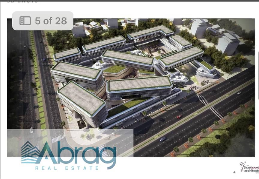 Administrative building for rent in The Courtyard Sheikh Zayed | 700m | Fully finished and equipped - Mehr