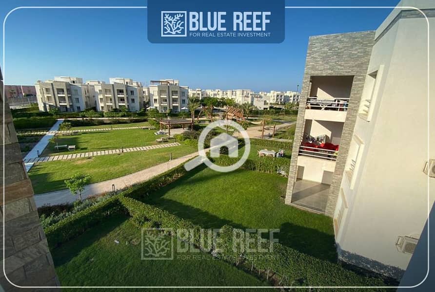 Finished penthouse, ready for immediate delivery, north-facing, and close to the sea in Amwaj, North Coast. - Więcej
