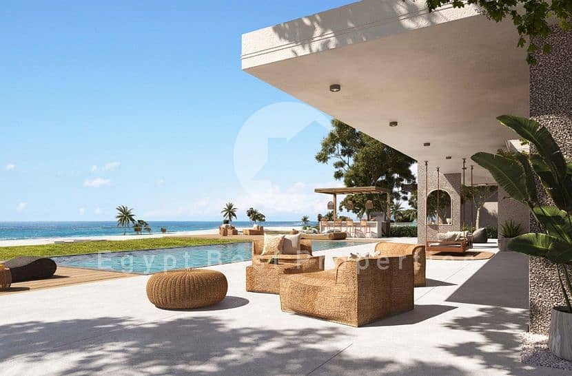 FINISHED VILLA FOR SALE SEA VIEW INST UP TO 10 YEARS IN THE MED RAS AL HEKMA FULLY FINISHED - Vista 5