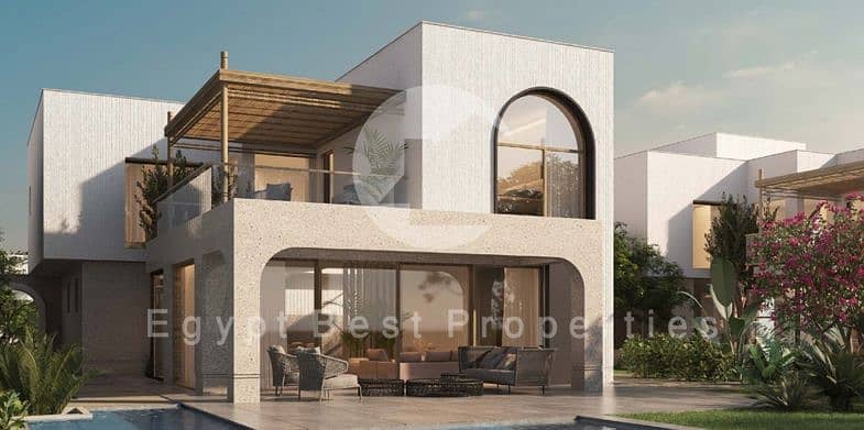 FINISHED VILLA FOR SALE SEA VIEW INST UP TO 10 YEARS IN THE MED RAS AL HEKMA FULLY FINISHED - Vista 6