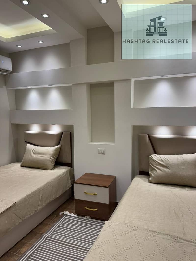 For rent, a furnished hotel apartment in Janah 1 Compound, Sheikh Zayed, next to Dunes and Saudi Market and the International School, fully air-conditioned and furnished. - Ansicht 4