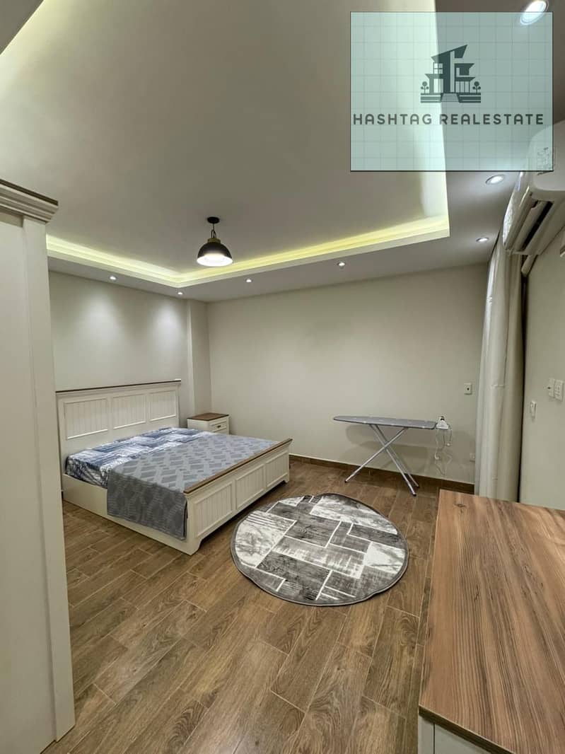 For rent, a furnished hotel apartment in Janah 1 Compound, Sheikh Zayed, next to Dunes and Saudi Market and the International School, fully air-conditioned and furnished. - Ansicht 6