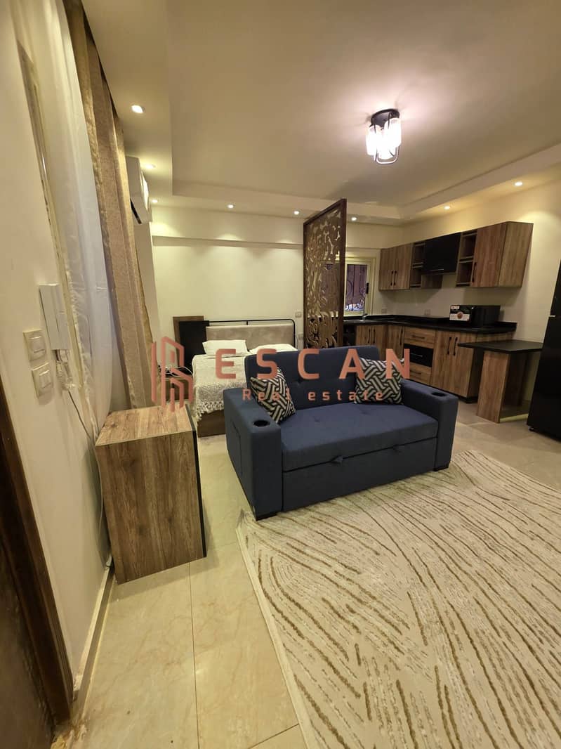 Furnished studio for rent in Al Yasmeen Villas - Mehr