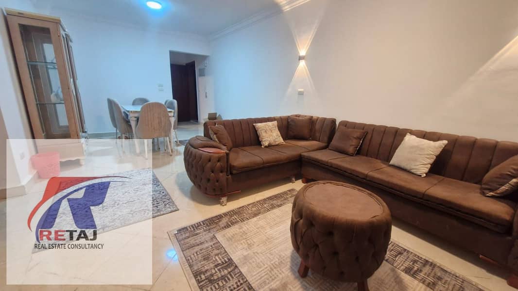 A distinctive furnished and air-conditioned apartment for rent in Gardenia City Compound, Nasr City. Excellent location within the compound, close to - Widok 2