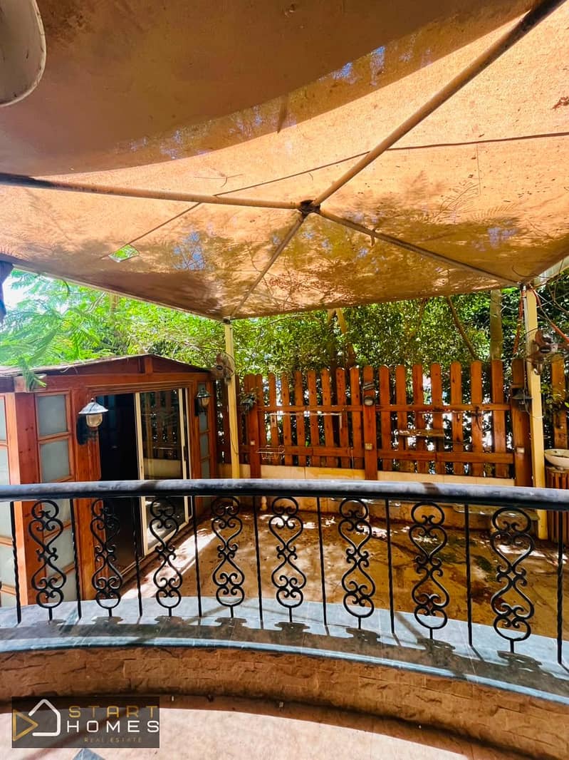Ground-floor apartment with a garden for sale in Al Rehab City, New Cairo. For those who love ground-floor units with gardens: Area: 123 m² with a 70 - Widok 3