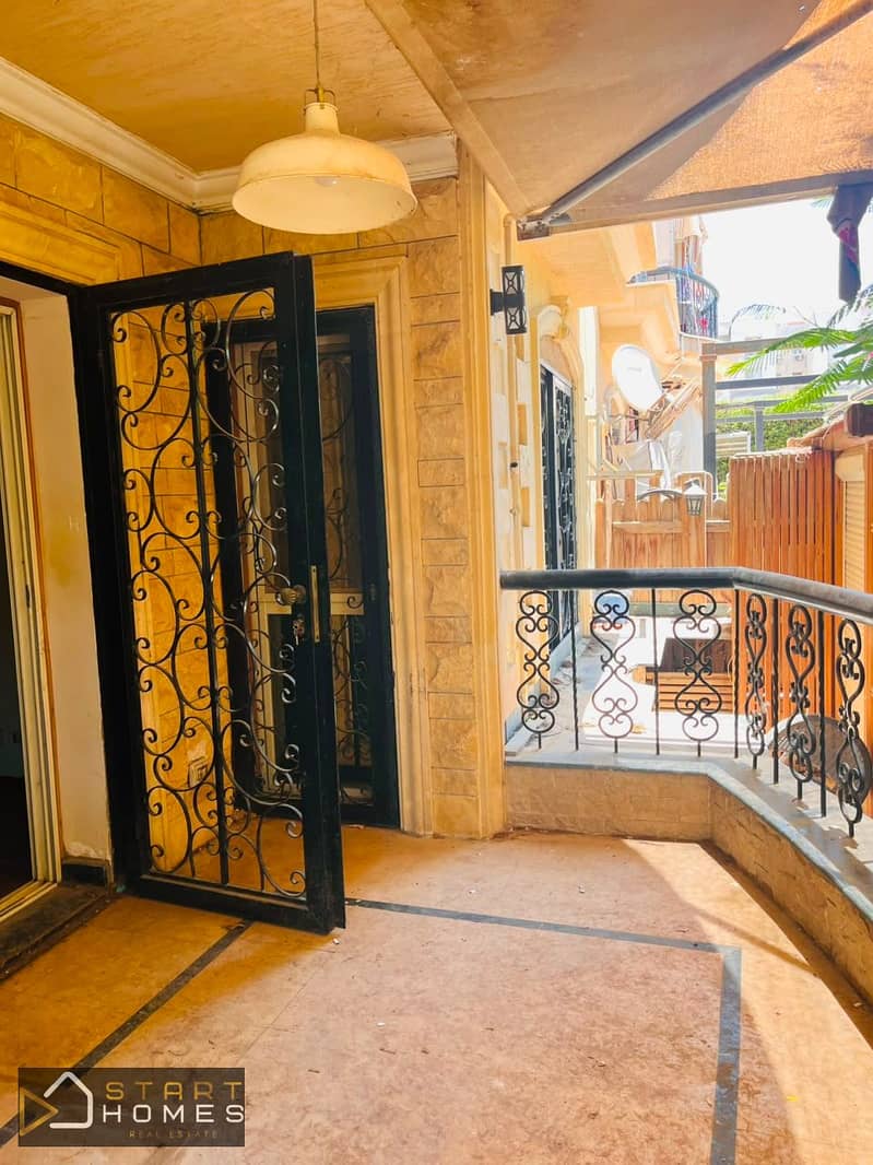 Ground-floor apartment with a garden for sale in Al Rehab City, New Cairo. For those who love ground-floor units with gardens: Area: 123 m² with a 70 - Widok 6