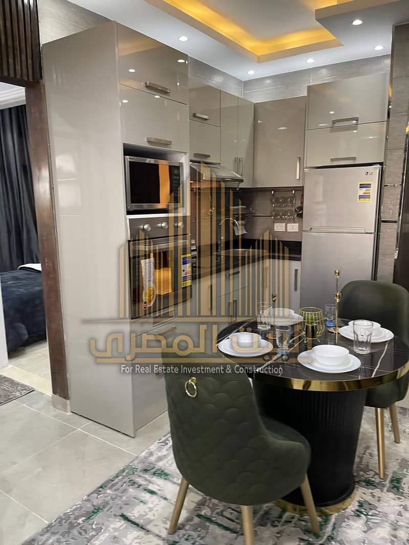 Apartment for Rent in Celia, New Capital | 74 sqm + 45 sqm Garden | Ground Floor | Fully Furnished | Fully Air-Conditioned – pohled 5