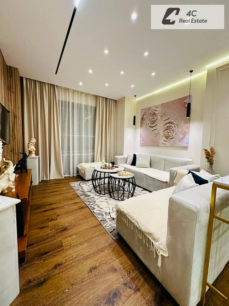 Furnished 3-bedroom apartment for rent in Al Patio Oro La Vista compound, lowest monthly rent in the compound. Open view landscape, ready to move in, - Ansicht 2