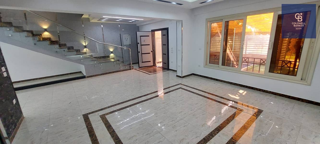 Ultra-modern finished townhouse in Katameya Gardens | Immediate delivery | First occupancy | Fifth Settlement, New Cairo - Widok 3