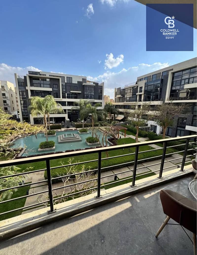 Immediate occupancy, resale apartment, modern finishing with air conditioning, prime view in the best location in the Waterway compound - Vista 2