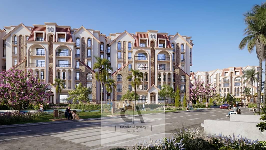 Apartment for sale 2 bed in the most prestigious compound in New Cairo next to cazar with installments up to 10 years - minutes away from the American - Widok 6