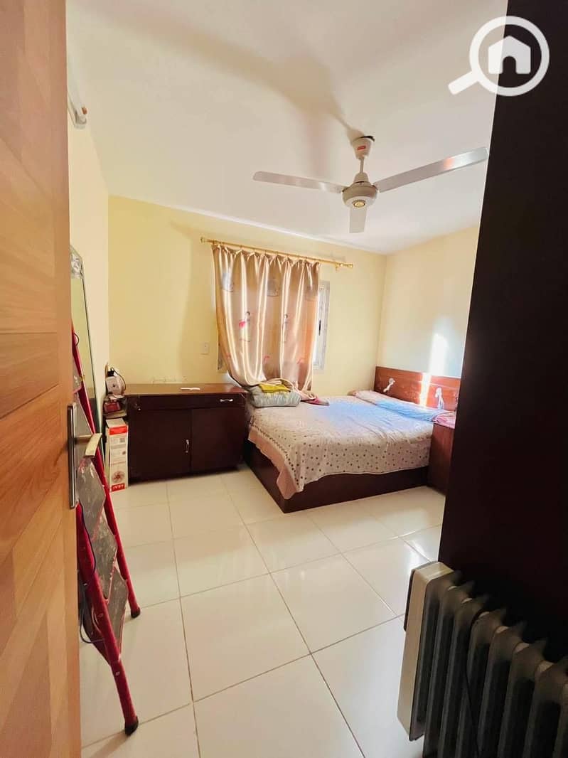 Apartment for sale in Maadi Gardens, front-facing and sea-facing view. Area: 100 sq mConsists of 2 bedrooms, reception, kitchen, bathroom, and 2 balcon – pohled 4