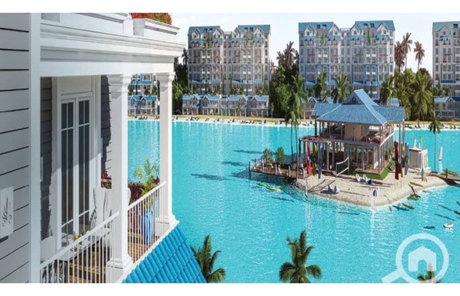 I Villa garden For Sale-Lagoon View-255m+Garden 52m-Lagoon Park Pahse In Mountain View I City,New Cairo - Mehr