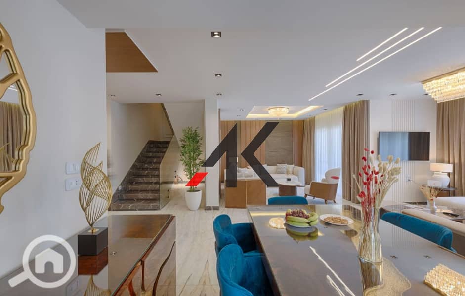 Luxury Furnished Villa with pool For Rent in Cairo Festival City - New Cairo - Vaade 4