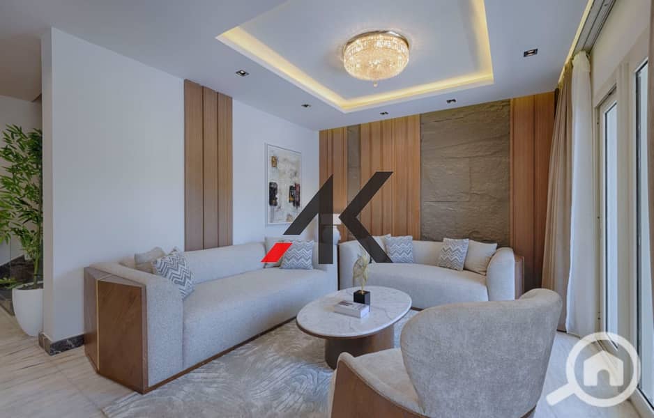 Luxury Furnished Villa with pool For Rent in Cairo Festival City - New Cairo - Vaade 5