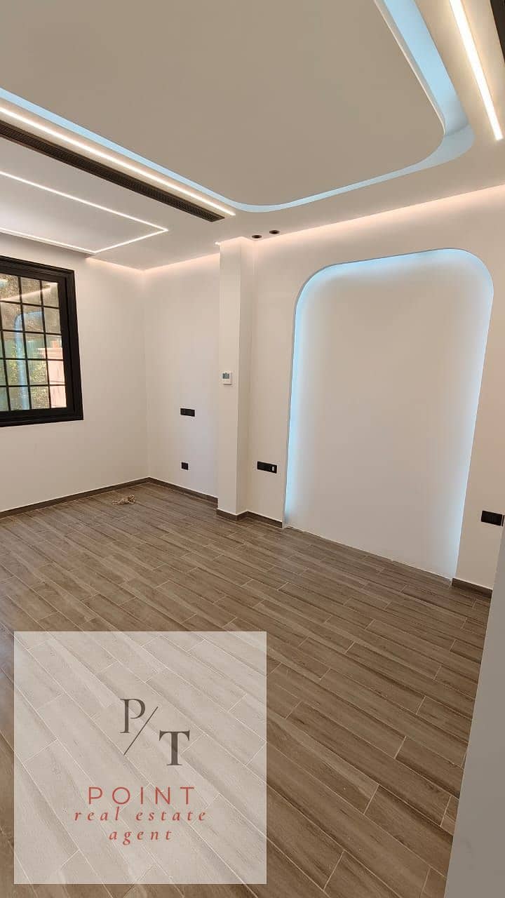 Ground floor with high-end finishing, 3 master bedrooms in Maadi, and a bathroom with a garden and a private entrance for sale. - Widok 6
