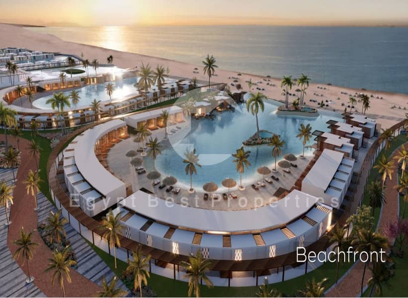 chalet for sale ready to move in cali coast ras el hekma fully finished , el sahel el shamaly. perfect location. - Aanzicht 3