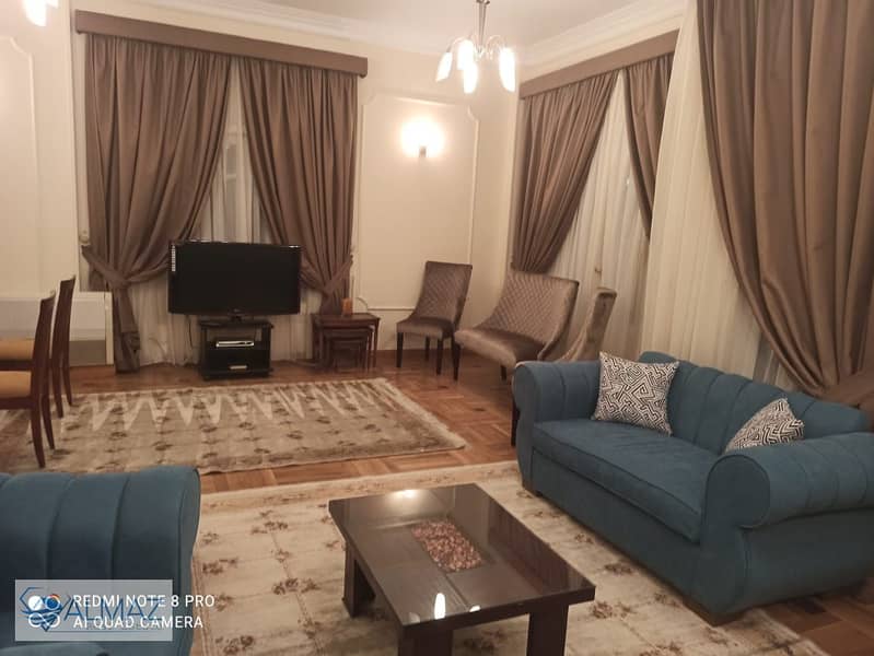 Furnished 190 sqm apartment for rent in the First District Villas, Fifth Settlement. Strategic location near main roads. - Ansicht 6