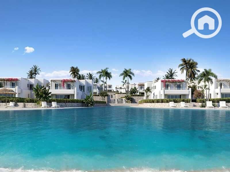 Chalet for sale, ground floor with a large private garden, delivered fully finished with a full sea view at Bianchi, North Coast, Sidi Abdel Rahman. - Ansicht 5