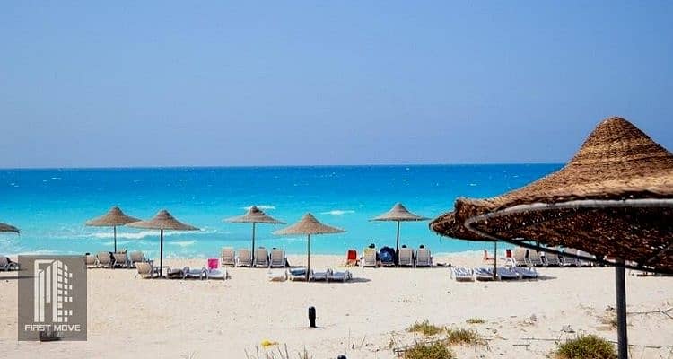 A chalet in the Marseilia Beach 5 resort in Ras El Hekma, North Coast, available with a down payment starting from just 5% and equal installments over - Ansicht 5