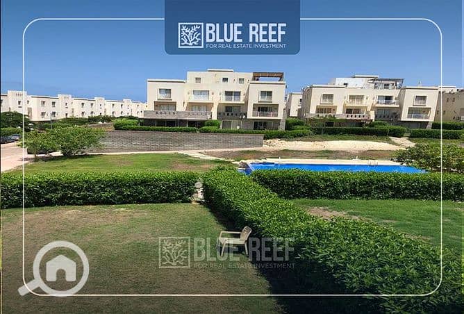 Duplex Ready to move - fully furnished, View Pool in Amwaj North Coast. - Widok 2