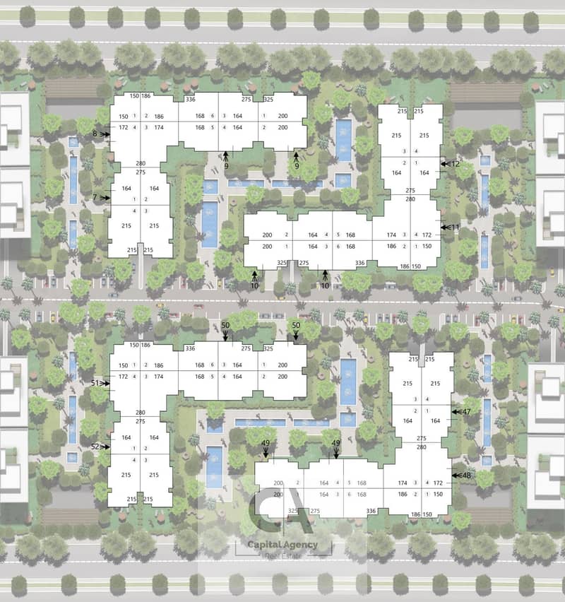 Apartment for sale with only a 5% down payment in Patio Sola Compound with La Vista | Installments over the longest payment period | Prime location - Ansicht 6