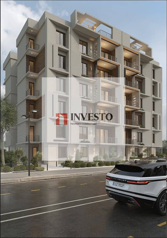 Apartment for sale in Al Obour New City, delivery in two years with installments over 7 years without interest, with payments on the main 90 axis and near Belbeis road and Al Shabab axis and the Middle Ring Road. The project has already started construction on the ground. All this with a down payment starting from 344,000, and the installment can go up to 84 months. - Aanzicht 3