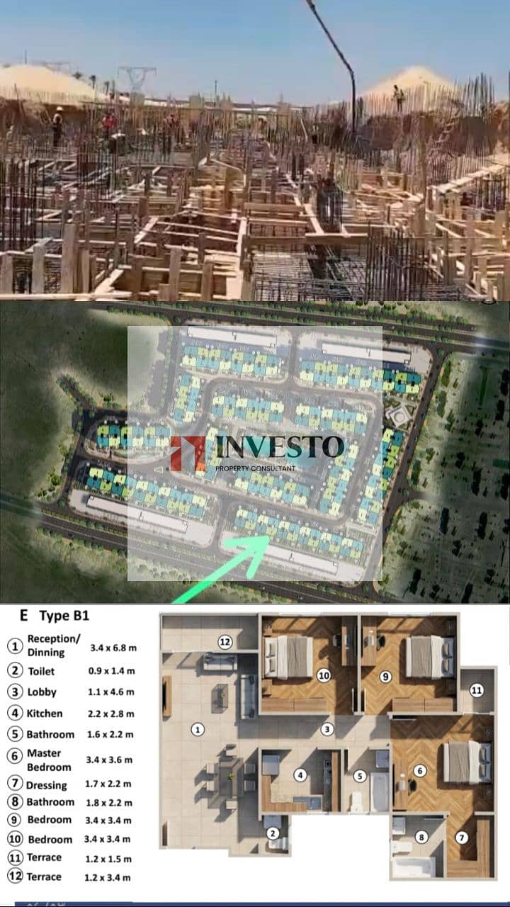Apartment for sale in Al Obour New City, delivery in two years with installments over 7 years without interest, with payments on the main 90 axis and near Belbeis road and Al Shabab axis and the Middle Ring Road. The project has already started construction on the ground. All this with a down payment starting from 344,000, and the installment can go up to 84 months. - Meer