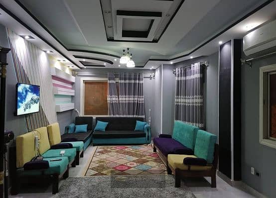 Fully Furnished Apartment for Rent in District 8, Sheikh Zayed | 165 sqm | 3 Bedrooms | Ground Floor - Ansicht 2