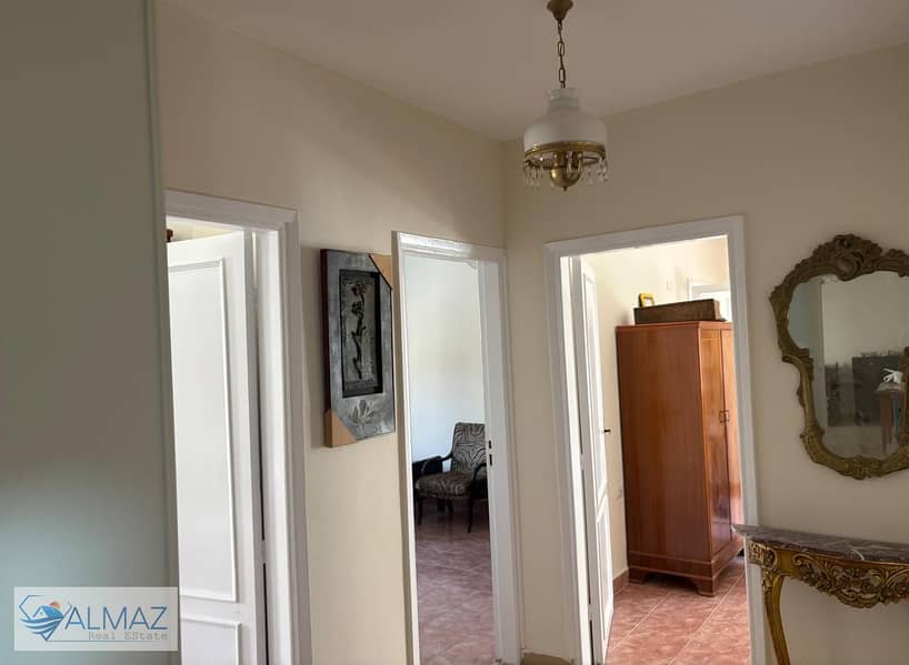 Furnished 175 sqm apartment for rent in Rawdat Al-Azhar Compound in New Cairo, located near Future University and Garden 8 Mall. - Widok 6