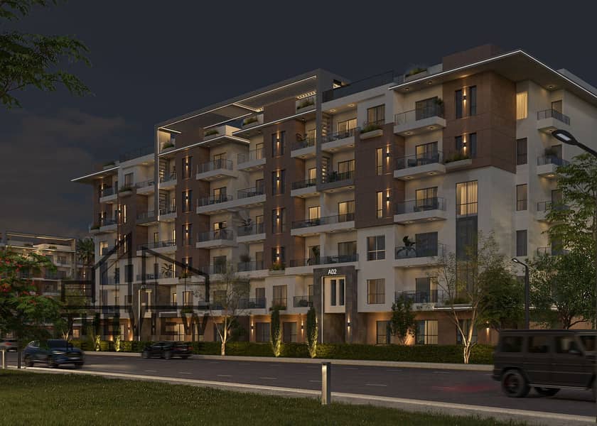 Don't Miss Out! Prime Apartment for Sale in Fiori Compound. Ideally Located 1 Minute from Al Wahat Road and 10 Minutes from Mall of Egypt. - Ansicht 3