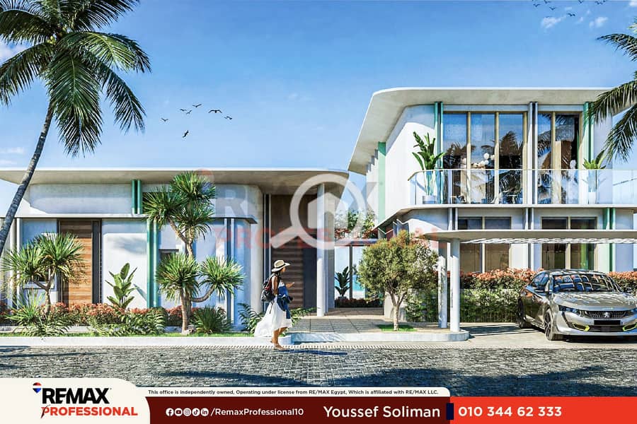 Open view of the swimming pool and garden chalet for sale in Sidi Abdel Rahman - Widok 6