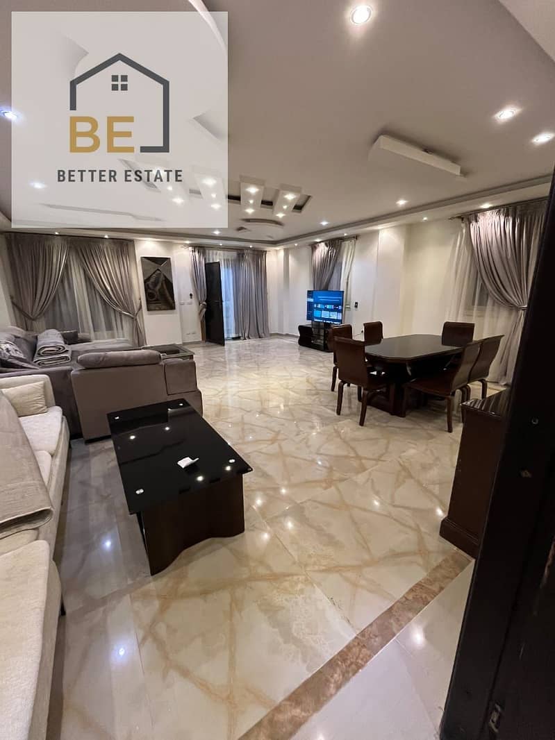 Ultra Super Lux apartment with furniture and appliances for sale in Al-Banafsaj 1 Villas - New Cairo – pohled 3