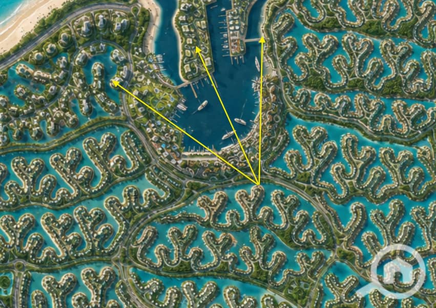 TWIN HOUSE FOR SALE IN SOUTHMED EGYPT MARINA VIEW INSTALLMENTS 313M - Widok 2