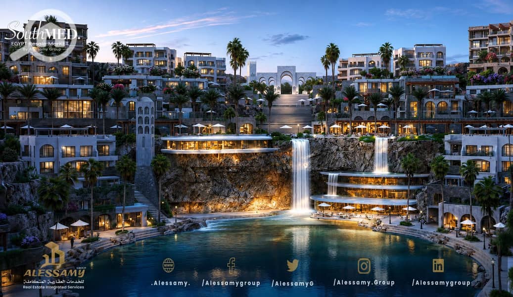 TWIN HOUSE FOR SALE IN SOUTHMED EGYPT MARINA VIEW INSTALLMENTS 313M - Więcej