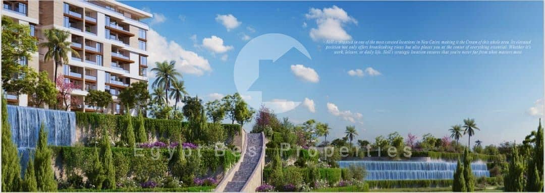 FINISHED APARTMENT FOR SALE WITH PRIVATE GARDEN IN NOLL NEW CAIRO WITH 0% DP – pohled 5