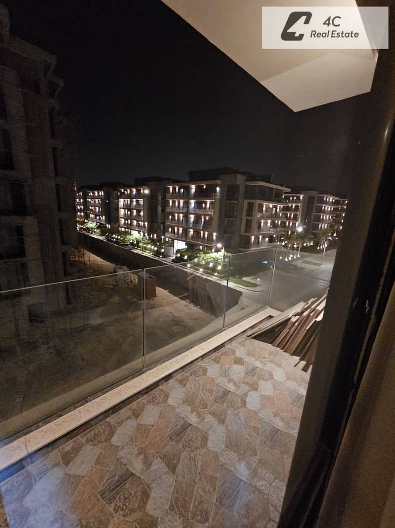 Furnished 3-bedroom apartment for rent in Al Patio Oro La Vista compound, lowest monthly rent in the compound. Open view landscape, ready to move in, - Aanzicht 4