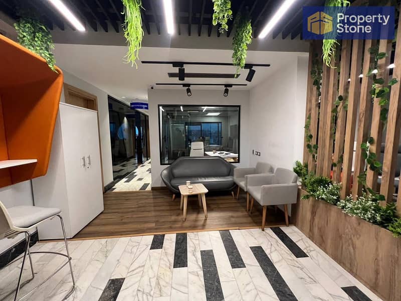 Premium Administrative Space for Rent – Panoramic Frontage on 90th Street | New Cairo - Widok 4