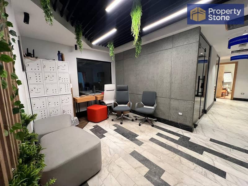 Premium Administrative Space for Rent – Panoramic Frontage on 90th Street | New Cairo - Widok 5