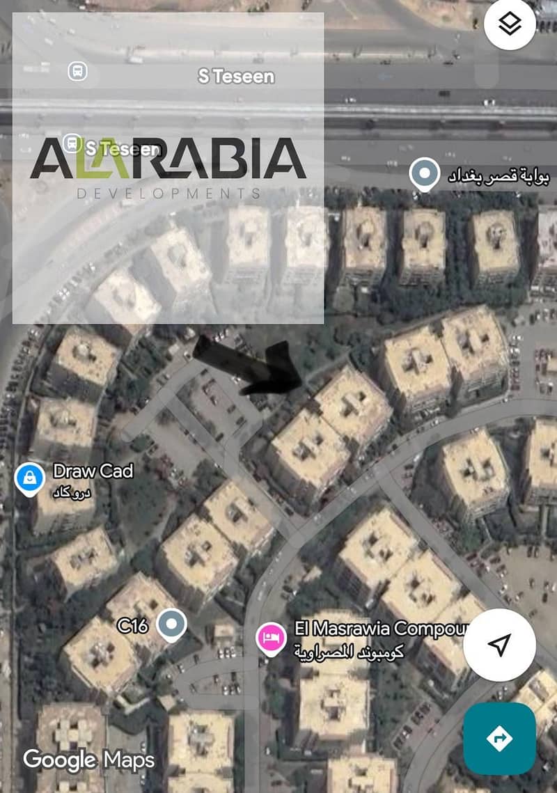 Apartment for sale 200 sqm, North view, immediate delivery, old loading in Al-Masraweya Compound – Fifth Settlement, garden view overlooking the largest park in the compound. Live in one of the most upscale compounds in New Cairo. - Ansicht 5