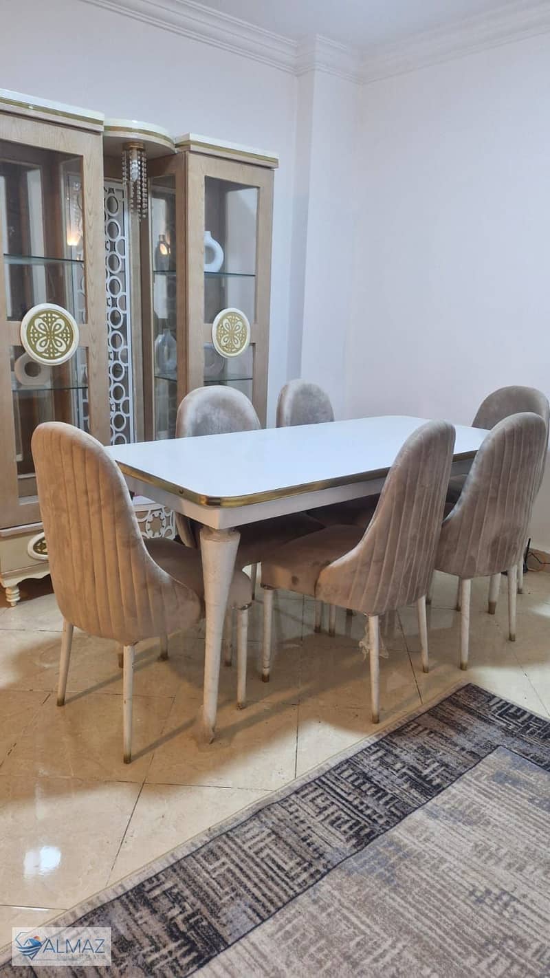 Furnished 130 sqm apartment for rent in Gardenia City Zone 11 Compound, Nasr City, near main roads. - Widok 6