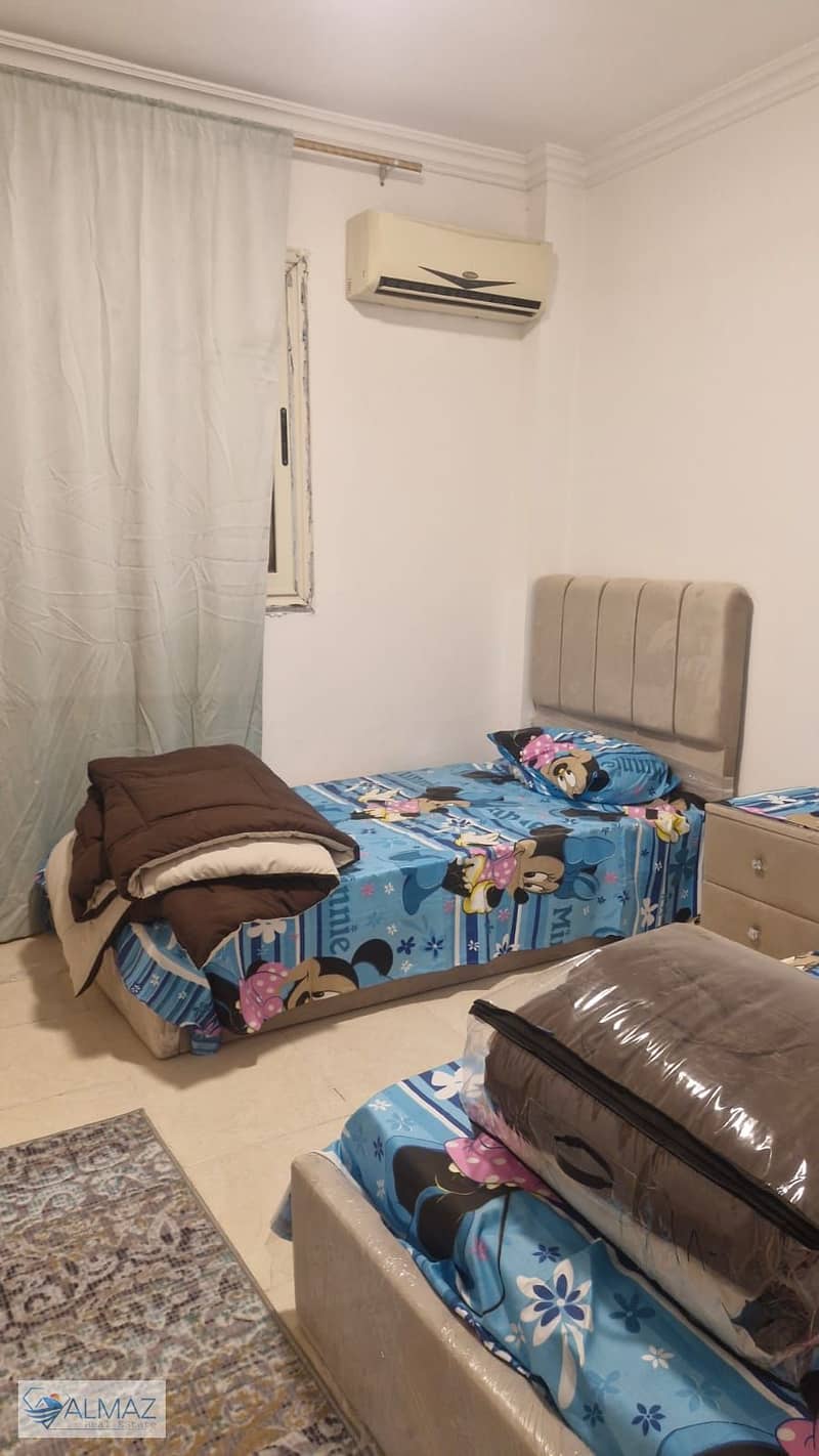 Furnished 130 sqm apartment for rent in Gardenia City Zone 11 Compound, Nasr City, near main roads. - Więcej