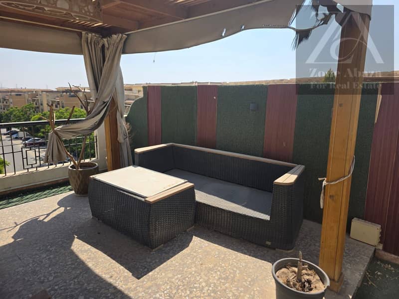 Furnished penthouse for rent in Stone Residence Compound, Katameya, Cairo, 3 bedrooms - Widok 5