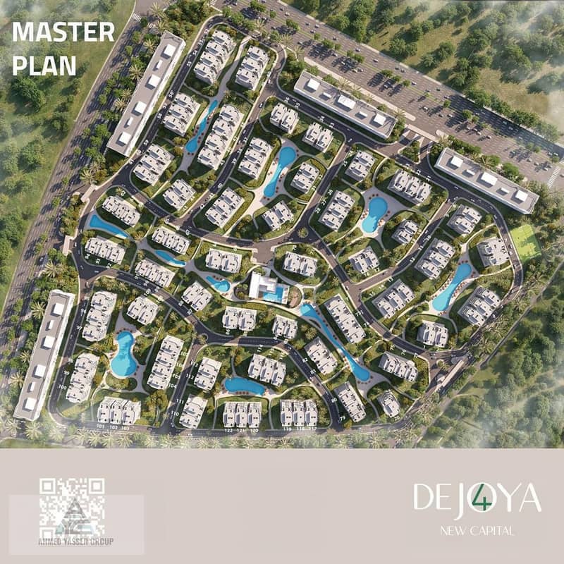 Apartment for sale 128 m in The Nouflest Compound in Al-Maqtam Al-Upper Plateau, 3 rooms, 2 bathrooms, reception, special location, great opportunity - Aanzicht 4
