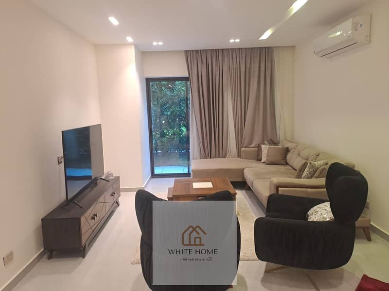 Furnished modern apartment with garden for rent in Lake View Compound, first occupancy - Ansicht 2