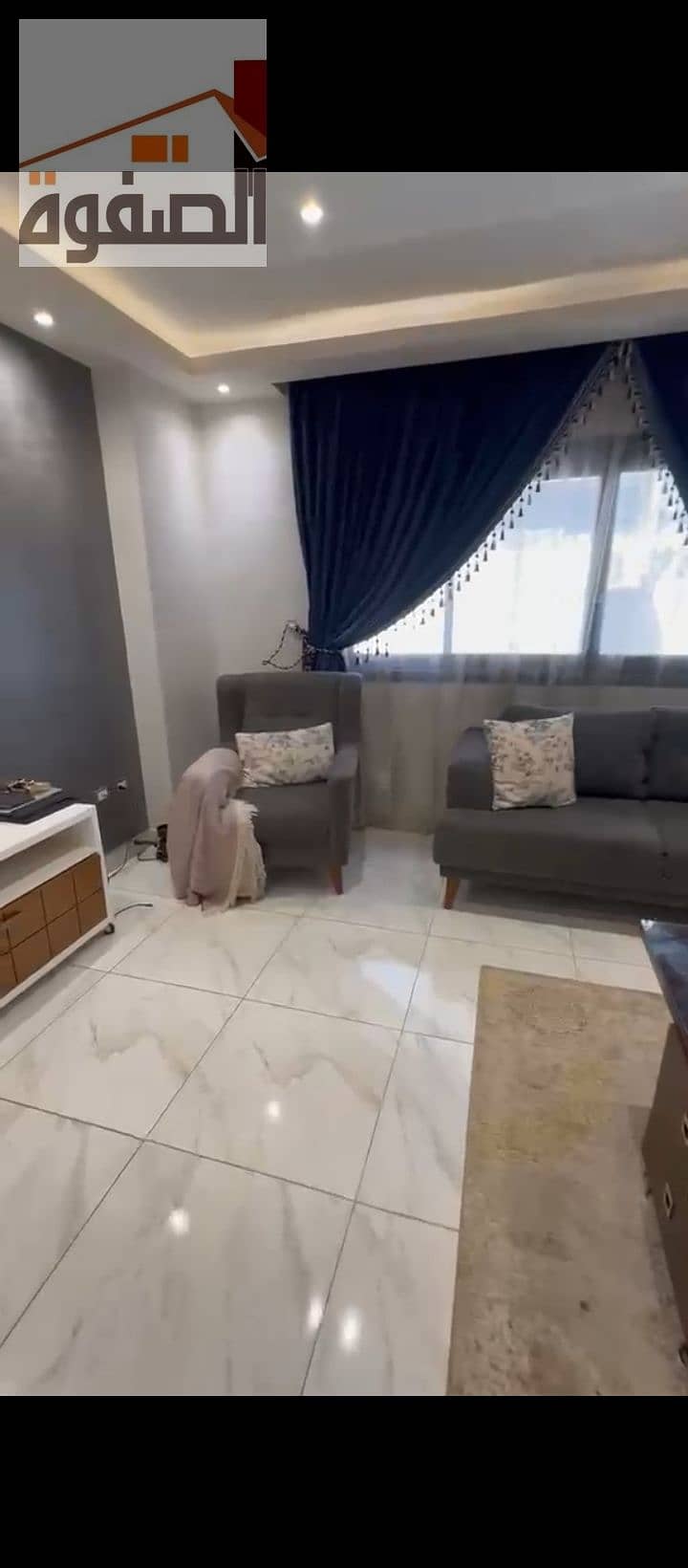 Furnished apartment for rent in Zahraa El Maadi, Ashgar Dorna compound, a unique and upscale location next to all services, restaurants, and international brands, and very close to Carrefour. – pohled 5