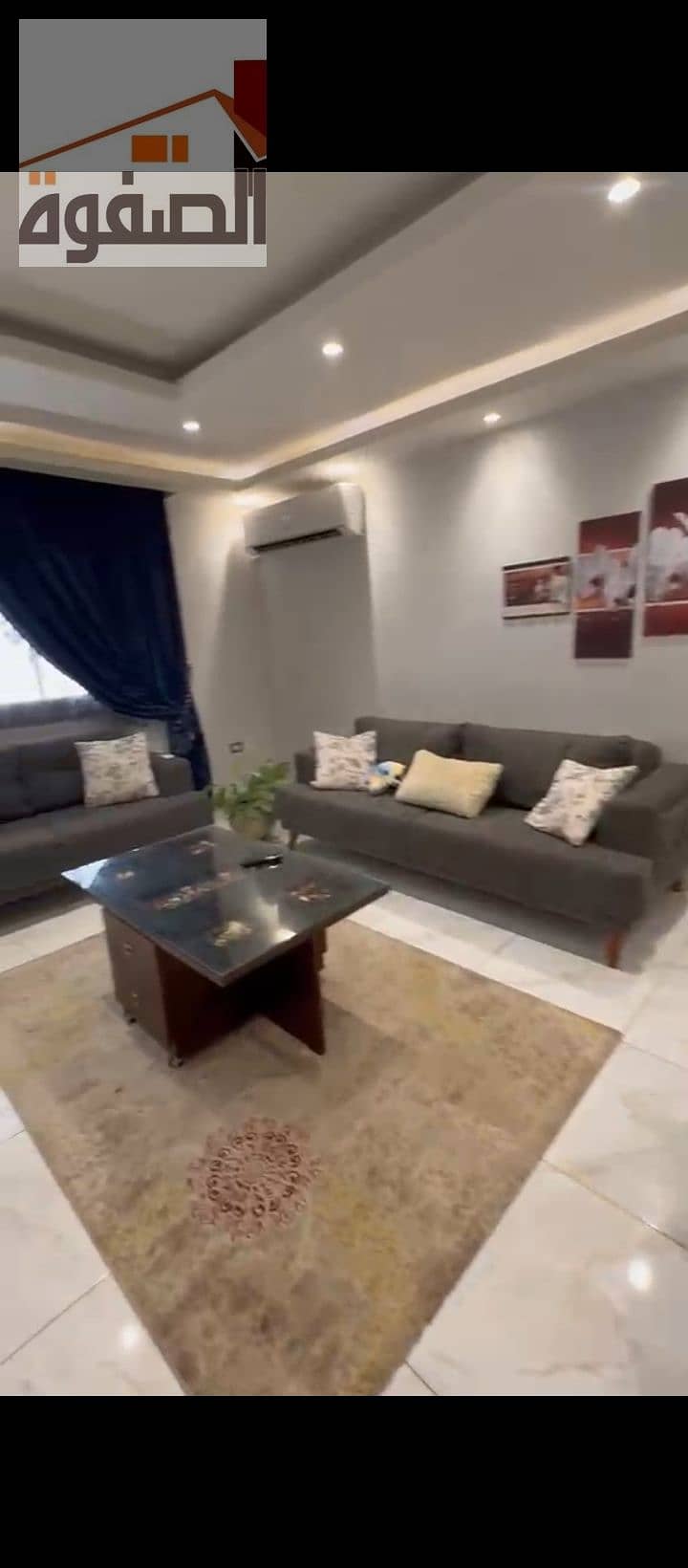 Furnished apartment for rent in Zahraa El Maadi, Ashgar Dorna compound, a unique and upscale location next to all services, restaurants, and international brands, and very close to Carrefour. – další