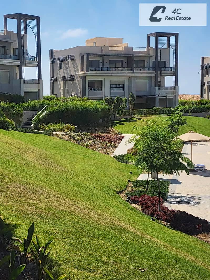 Penthouse chalet for sale with the lowest down payment on the market 3 bedrooms in Gaia Al Ahly Village Sabor Ras El Hekma North Coast - Altro