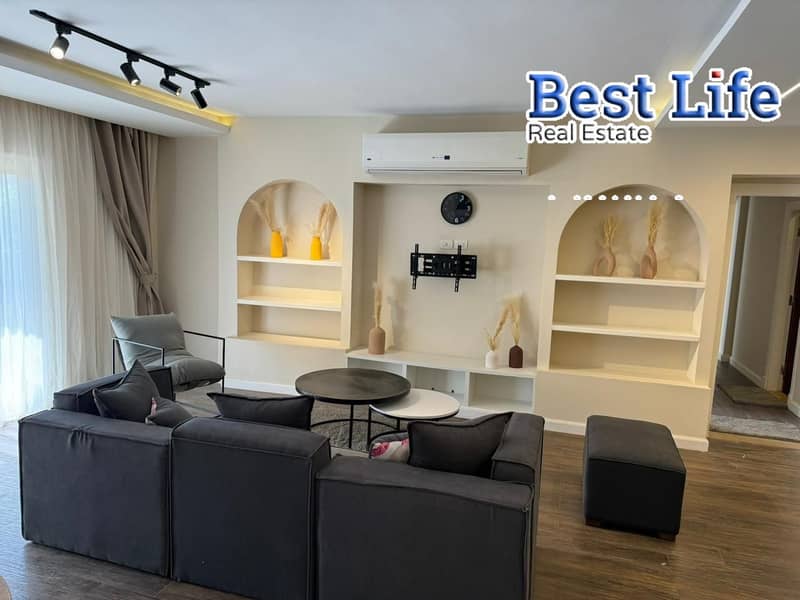 Luxury Furnished Ground Floor Apartment For Rent In Mountain View iCity New Cairo | Near AUC & South 90 Street | 165 SQM + 120 SQM Private Garden - Ansicht 3